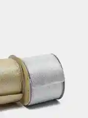 Лента декоративная с люрексом, набор из 3 штук