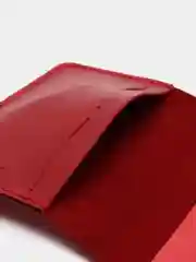 Красный обложка для паспорта, натуральная кожа