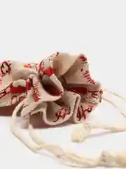 Вишнёвый мешочек подарочный 3 шт. Новый год/Рождество