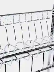 Серебряный подставка-сушилка для посуды, 2 яруса