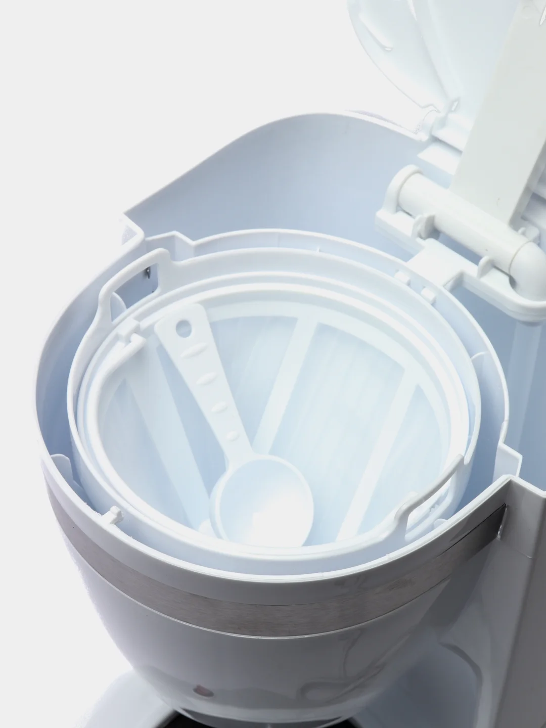 Кофеварка Sakura SA-6109W капельная, 800 Вт, 1.25 л, белая