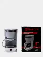 Кофеварка Sakura SA-6109W капельная, 800 Вт, 1.25 л, белая