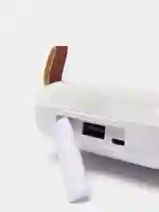 Белый беспроводные наушники