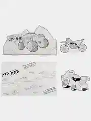 3D-раскраска, 3 в 1, 2 вида