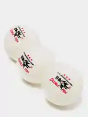 Шарики для настольного тенниса Double Fish 3* (3шт) бесшовные