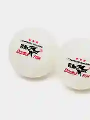 Шарики для настольного тенниса Double Fish 3* (3шт) бесшовные