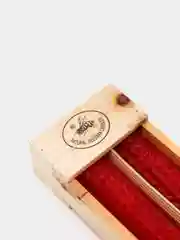 Вишнёвый свечи из пчелиного воска декоративные, 2 штуки