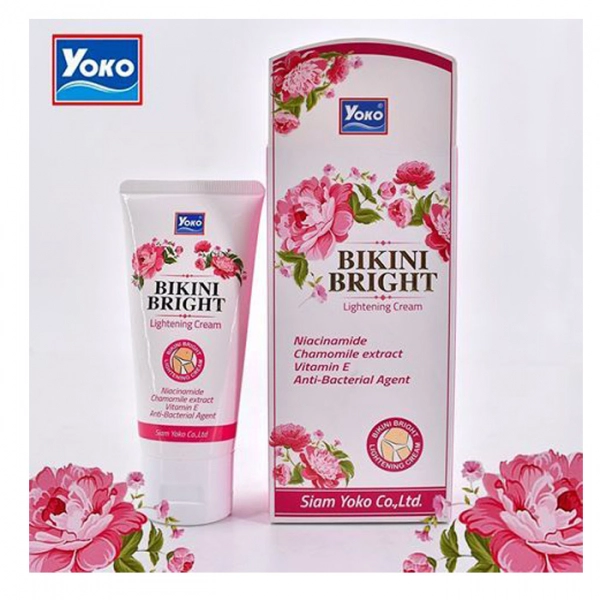 Тайский отбеливающий крем для линии бикини Yoko Bikini Bright Lightening Cream, 50 г