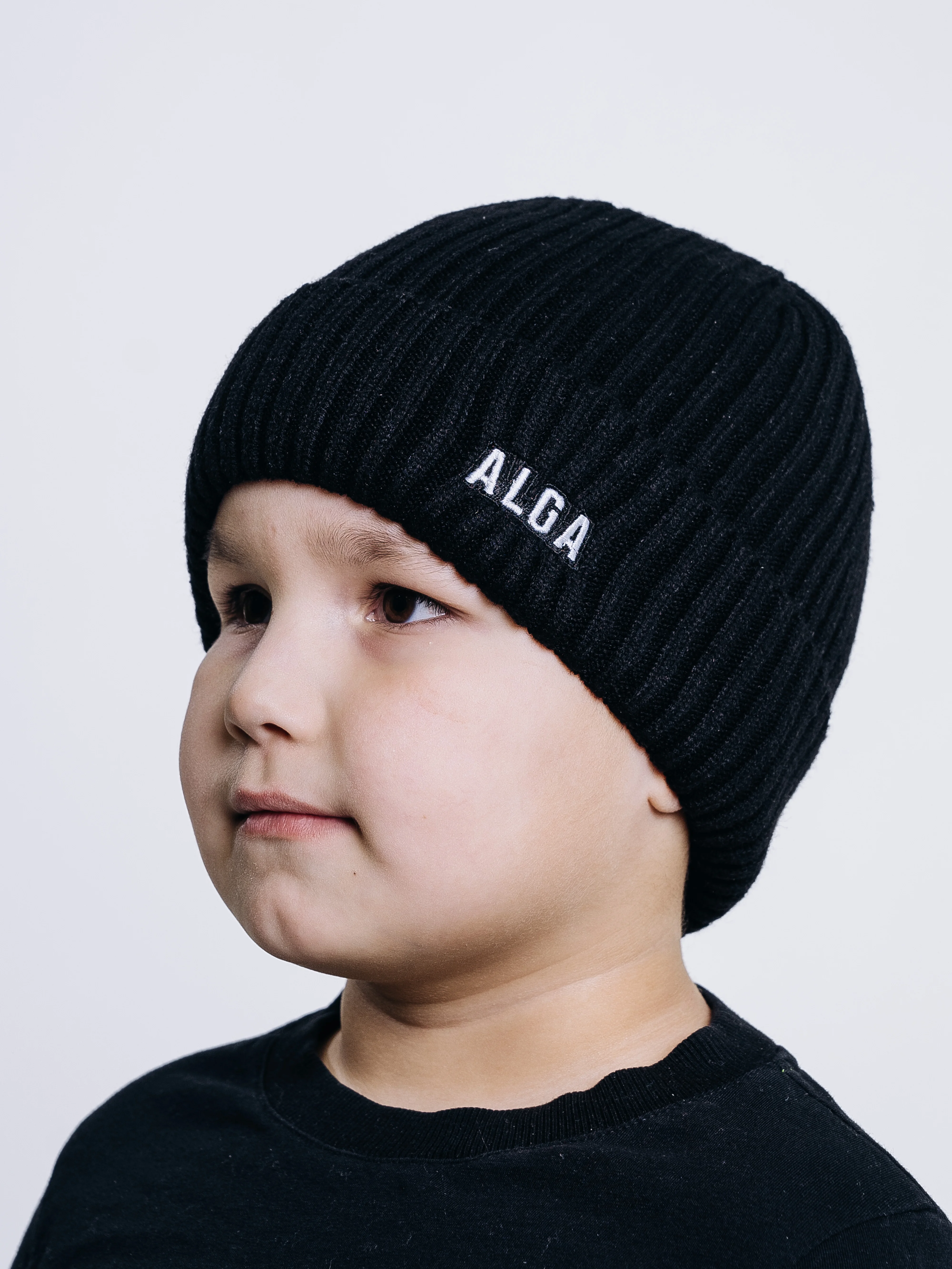 Серый шапка ALGA детская на флисе