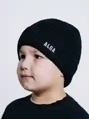 Серый шапка ALGA детская  на флисе