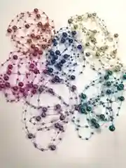 Бусы на леске. Бусины на леске. 120 см. Елочное украшение. Бусы новогодние