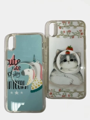 Чехол для iPhone X / iPhone XS Popsocket пластик / силикон