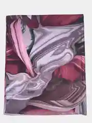Бордовый палантин женский