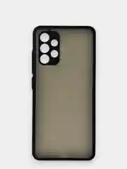 Черный чехол для Samsung Galaxy A32 4G, Галакси А32, пластиковый матовый с цветными кнопками