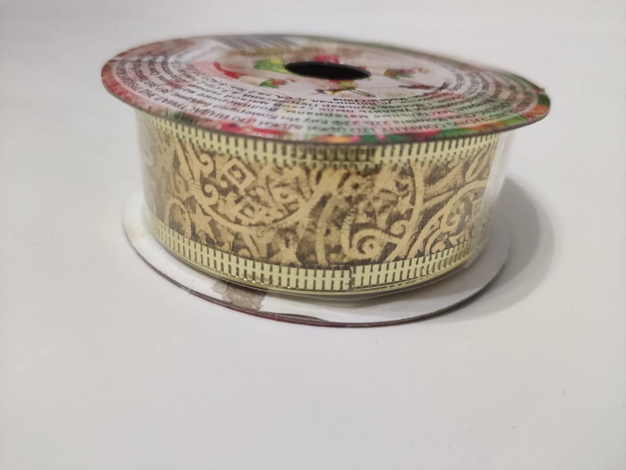 Алый декоративная лента, 250 см x 2.7 см