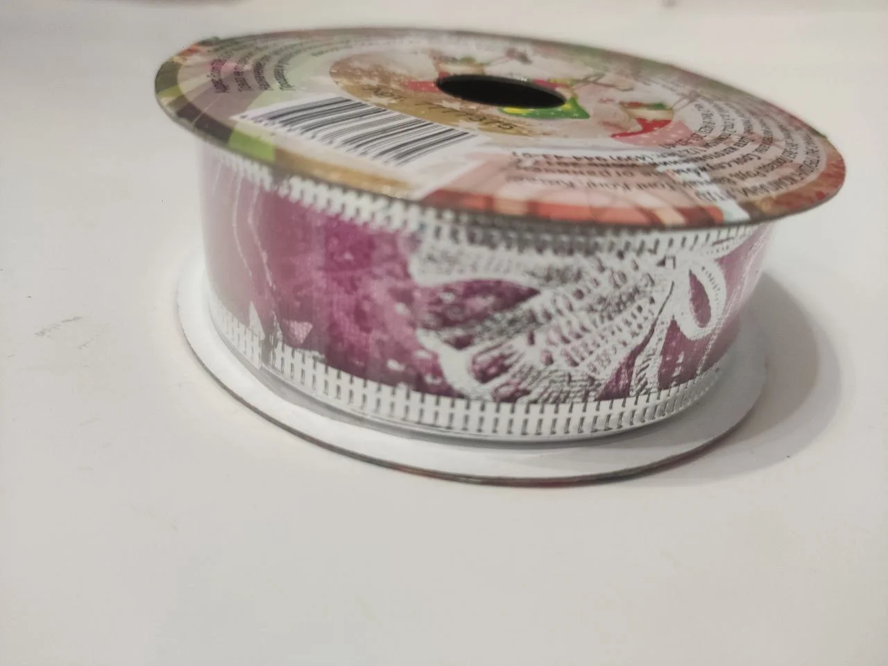 Алый декоративная лента, 250 см x 2.7 см