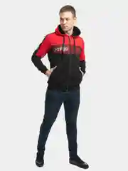 Мужской бомбер с капюшоном