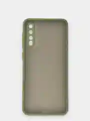 Лесной зеленый чехол Samsung Galaxy A50 / A50s / A30s, пластиковый, матовый с цветными кнопками