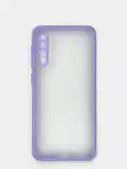 Лавандовый чехол Samsung Galaxy A50 / A50s / A30s, пластиковый, матовый с цветными кнопками