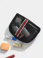 Сетчатая полукруглая косметичка