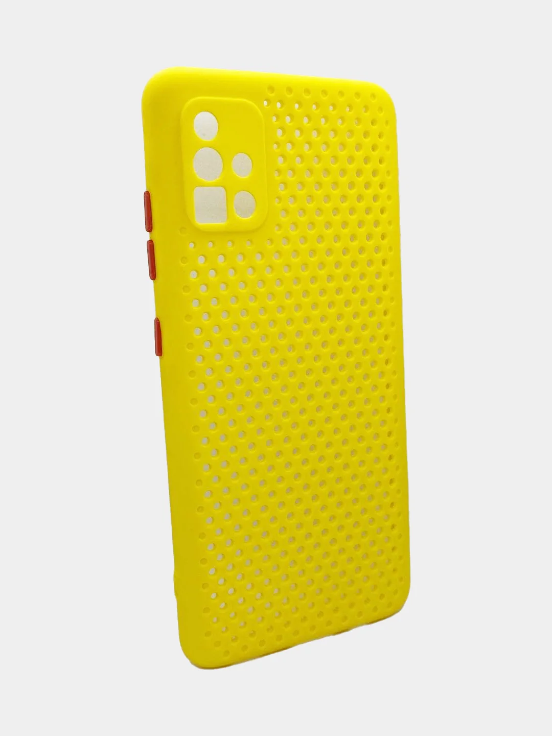Желтый чехол для Samsung A02, A02S, A51, A32, A31