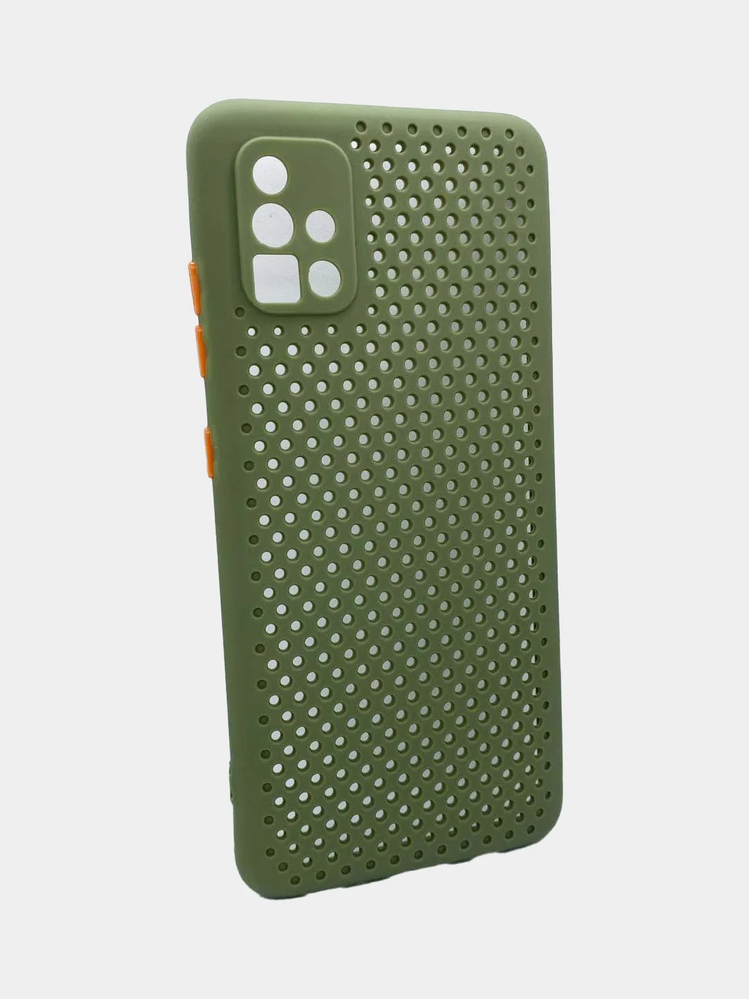 Зелёный хаки чехол для Samsung A02, A02S, A51, A32, A31