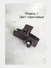 Оливковый заколка краб для волос 10см. Матовая заколка для волос.Каучуковый краб для волос с декором