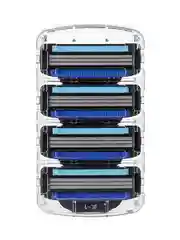 8 сменных кассет TopTech Razor3 для бритв GILLEТТE Mach3, Mach3 Turbo, TopTech Razor3