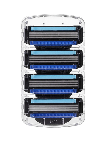 8 сменных кассет TopTech Razor3 для бритв GILLEТТE Mach3, Mach3 Turbo, TopTech Razor3