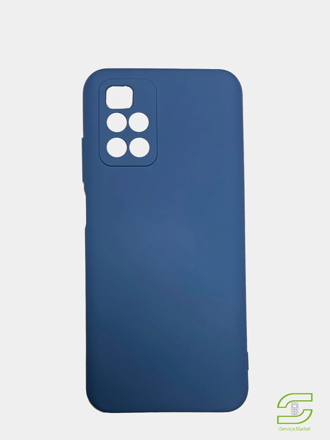 Синий накладка силиконовая противоударная Xiaomi Redmi 10