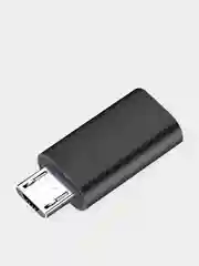 Серый адаптер переходник lightning на micro usb лайтинг на микро усб юсб