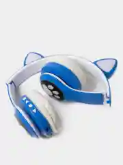 Беспроводные Bluetooth наушники с кошачьими светящимися ушками