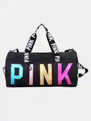 Черный сумка спортивная, для фитнеса, PINK