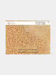 Карамельный чешский бисер Preciosa 10/0, Shell, 10 и 50 грамм