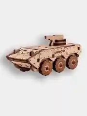 Набор деревянных конструкторов UNIWOOD "Современная военная техника", 3 в 1