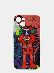 Красный чехол для iPhone 13 (6.1) фосфорный силиконовый