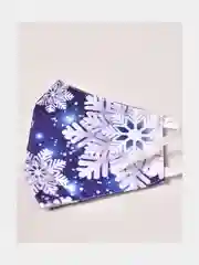 Синий маска новогодняя многоразовая