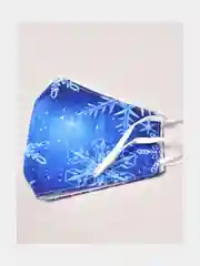 Индиго маска новогодняя многоразовая