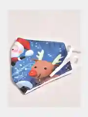 Темно-синий маска новогодняя многоразовая