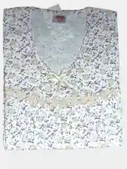 Желтый ночная сорочка, хлопок, большие размеры