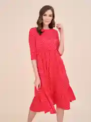 Алый платье женское Olya Stoff, в горошек