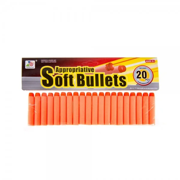Набор снарядов для бластера Soft Bullets, 20 штук