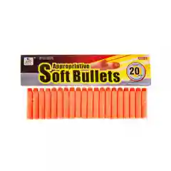 Набор снарядов для бластера Soft Bullets, 20 штук