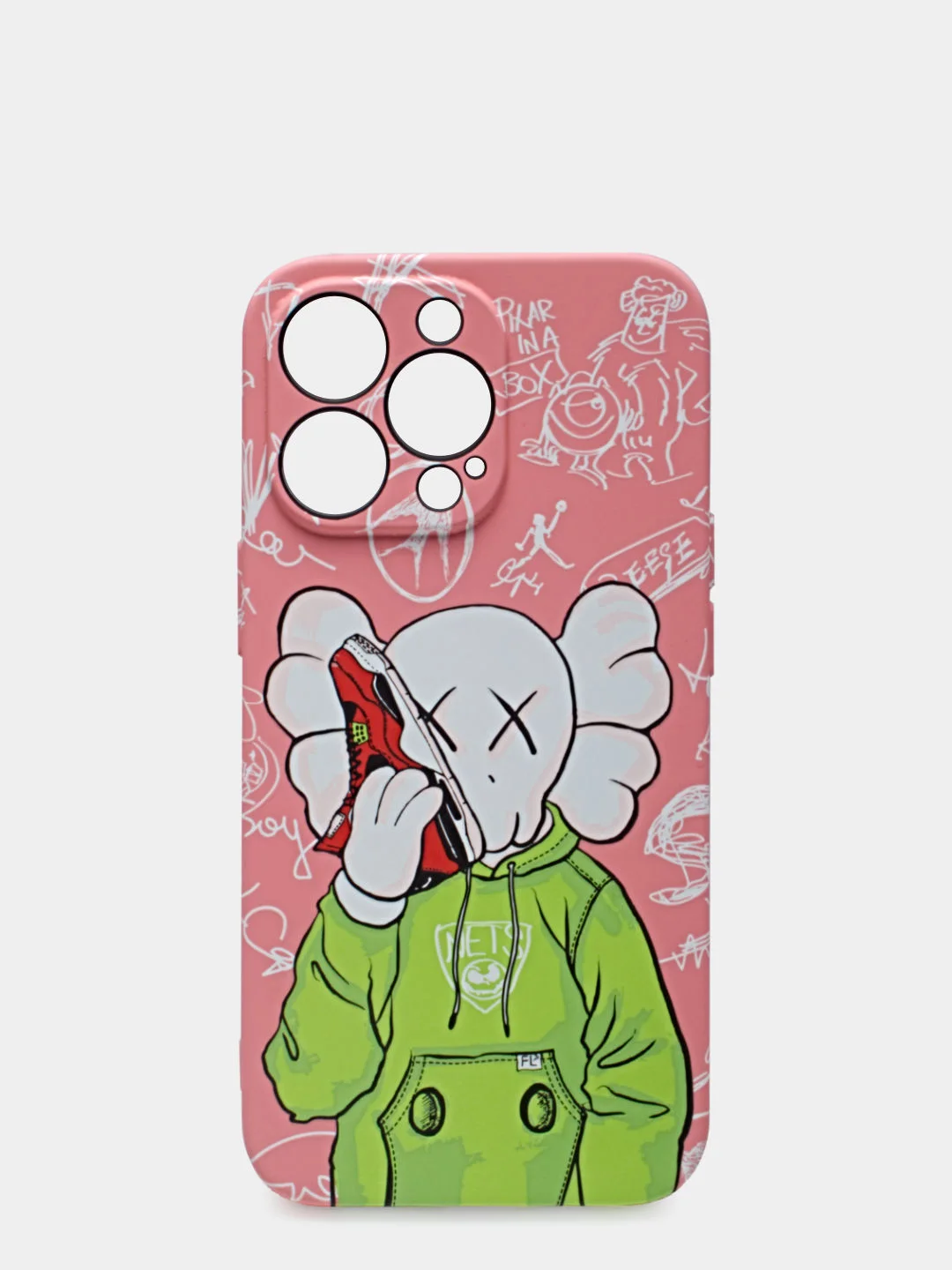 Розовый чехол для iPhone 13 Pro (6.1) фосфорный