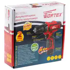 Аккумуляторная дрель-шуруповерт WORTEX BD 1213 Li, 12 Вольт