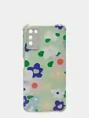 Зеленый чехол для Huawei Honor 30 Lite силиконовый под кожу с рисунком