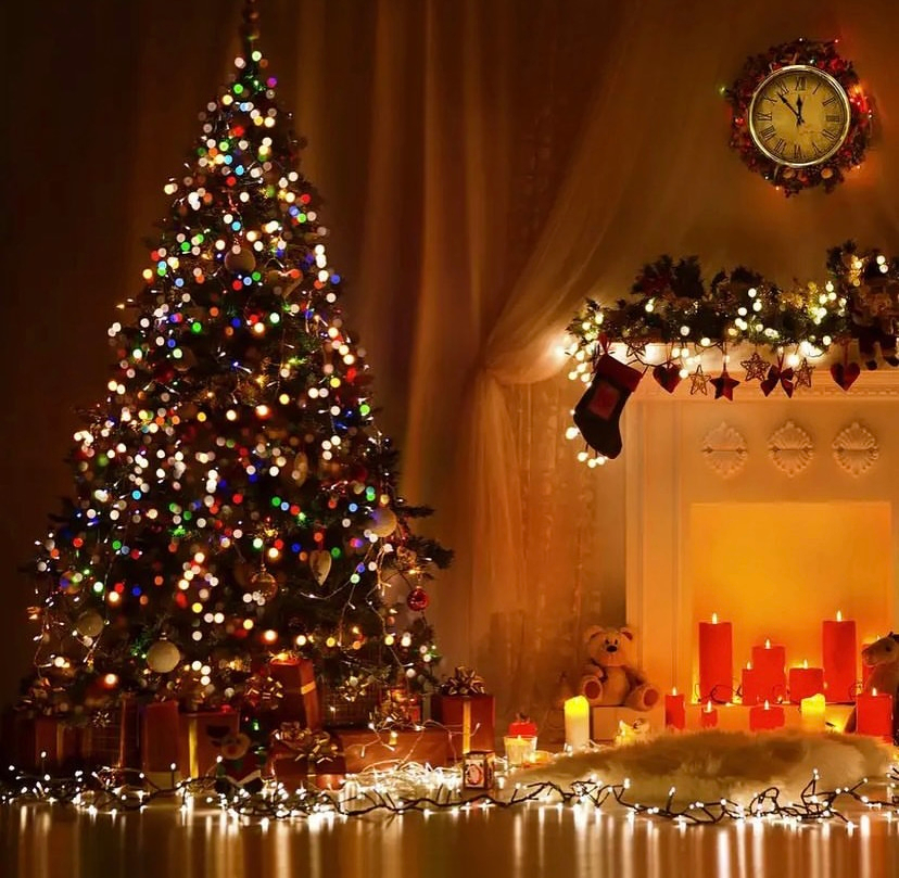 Светодиодные гирлянды на дом, новогоднее украшение деревьев и елок