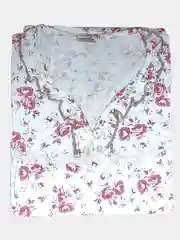Красный ночная сорочка, хлопок, большие размеры
