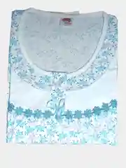 Лавандовый ночная сорочка, хлопок, большие размеры