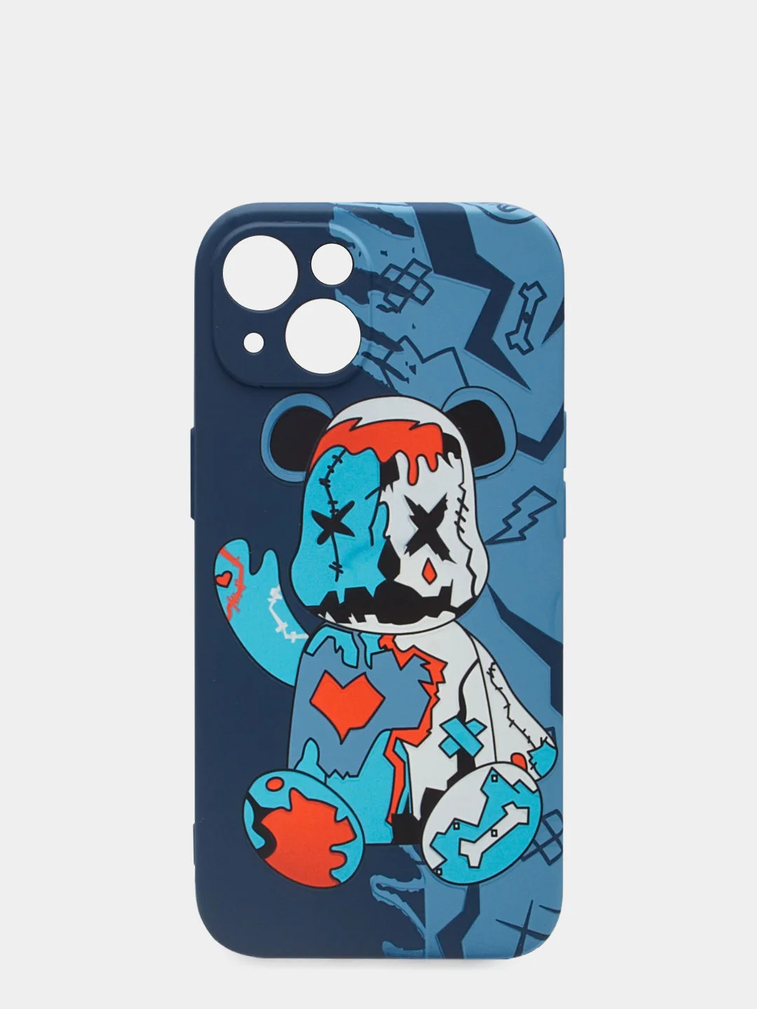 Морской чехол для iPhone 13 (6.1) фосфорный силиконовый